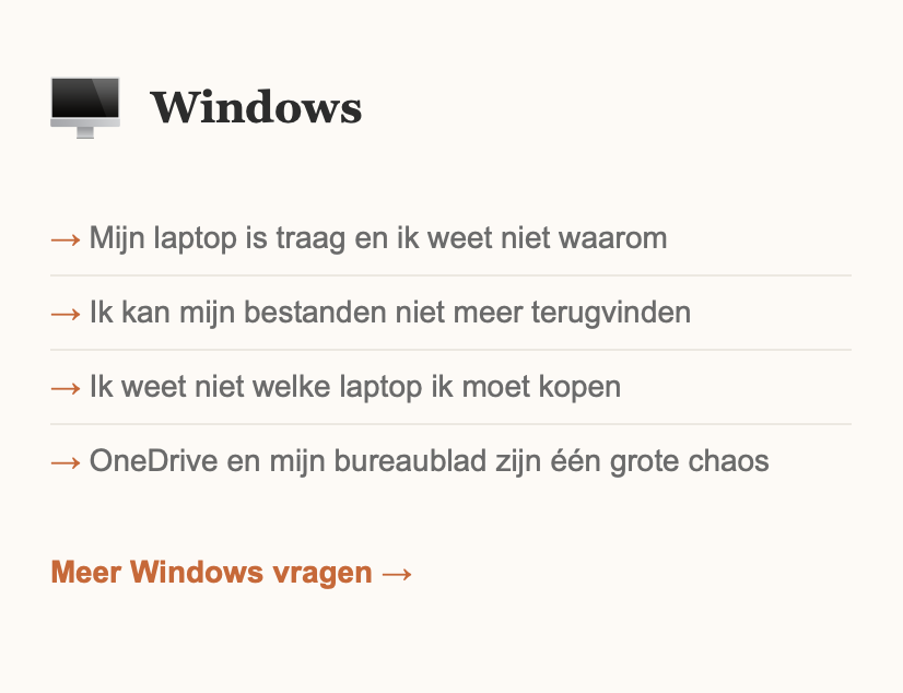 windows vragen
