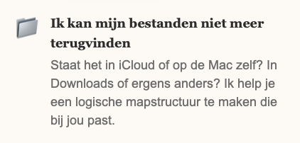 ik kan mijn bestanden niet vinden