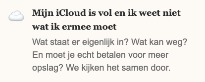 iCloud is vol