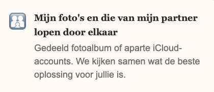 foto's van mij en partner lopen door elkaar